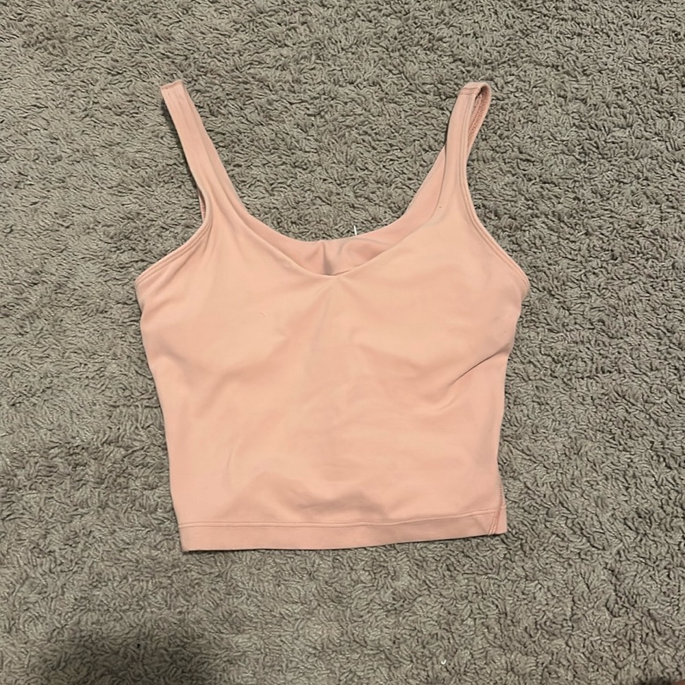 Lululemon align top Size 2 missing pads *worn hand full of times*